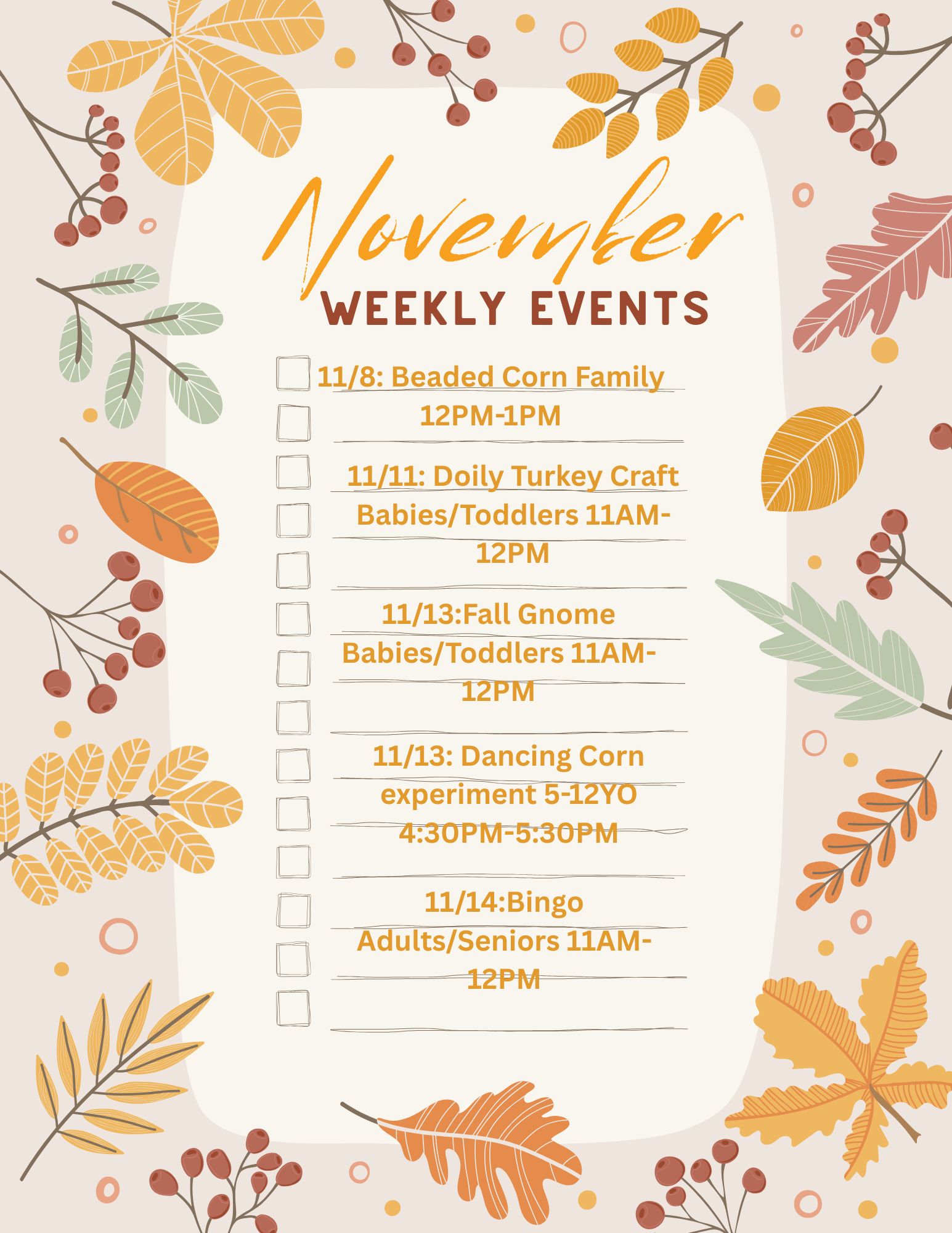 beige orange cute simple illustration leaf autumn bucket list checklist (1)