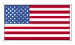 The image shows the flag of the United States, featuring 50 white stars on a blue rectangle in the top left corner and 13 horizontal stripes alternating red and white.